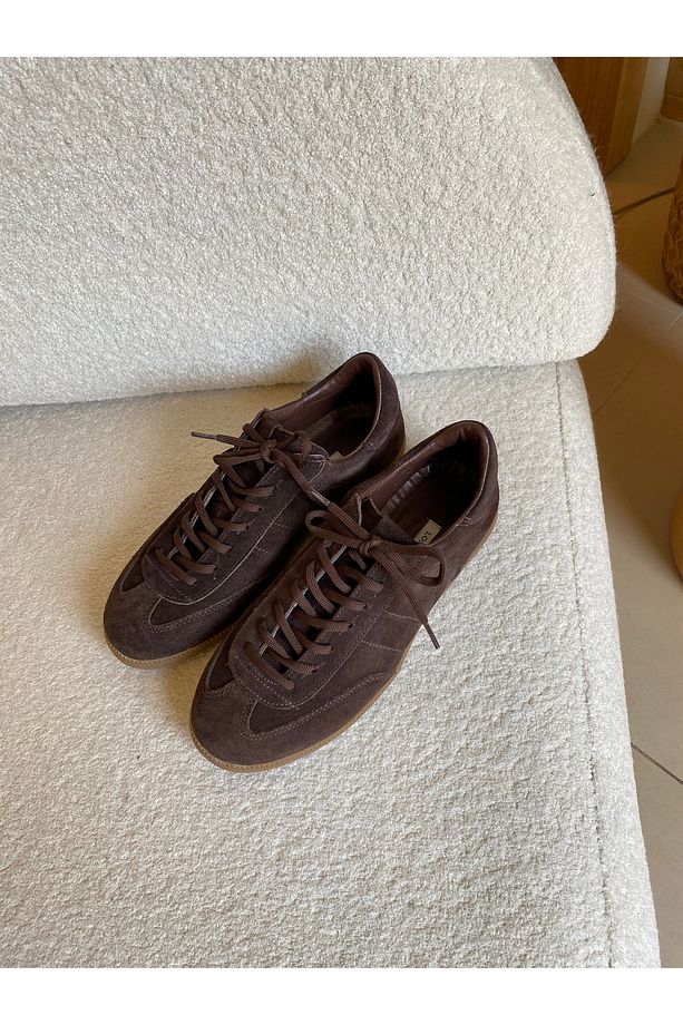 GERÇEK SÜET KAHVE SNEAKER - 3