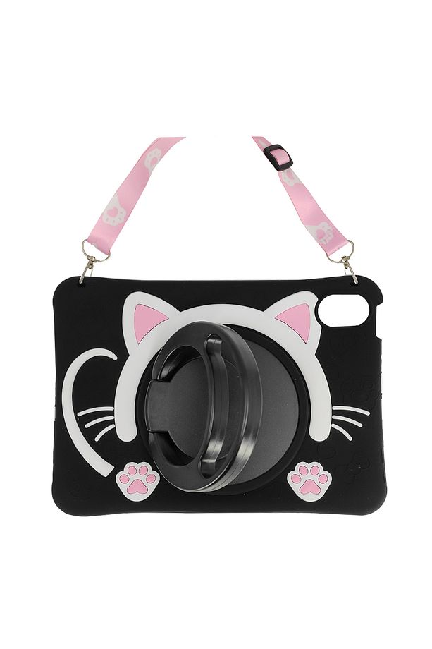 İpad Mini 6 (MK8C3TU/A) Uyumlu Maskot Seri Arka Koruma - Siyah - 2