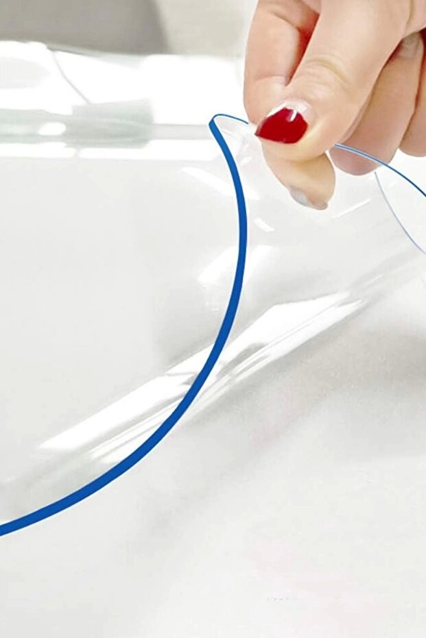 1.4 mm Net Thickness Transparent Thick PVC Table Protector Mica Tablecloth
