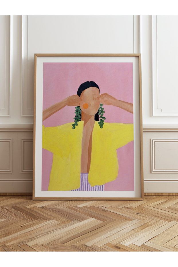 Single Wooden Framed Painting One Piece Poster Painting Tk/768