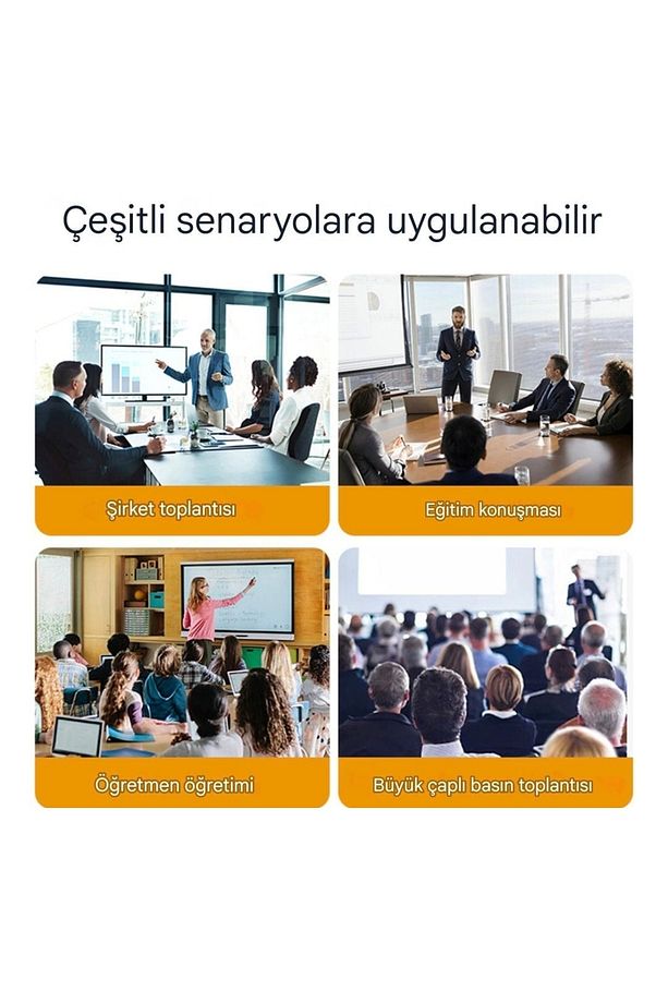 S12 Pointer Lazer Sunum Kalemi Şarj Edilebilir Dijital Led Ekran Sunum Kumandası Menzil 100-m - 7