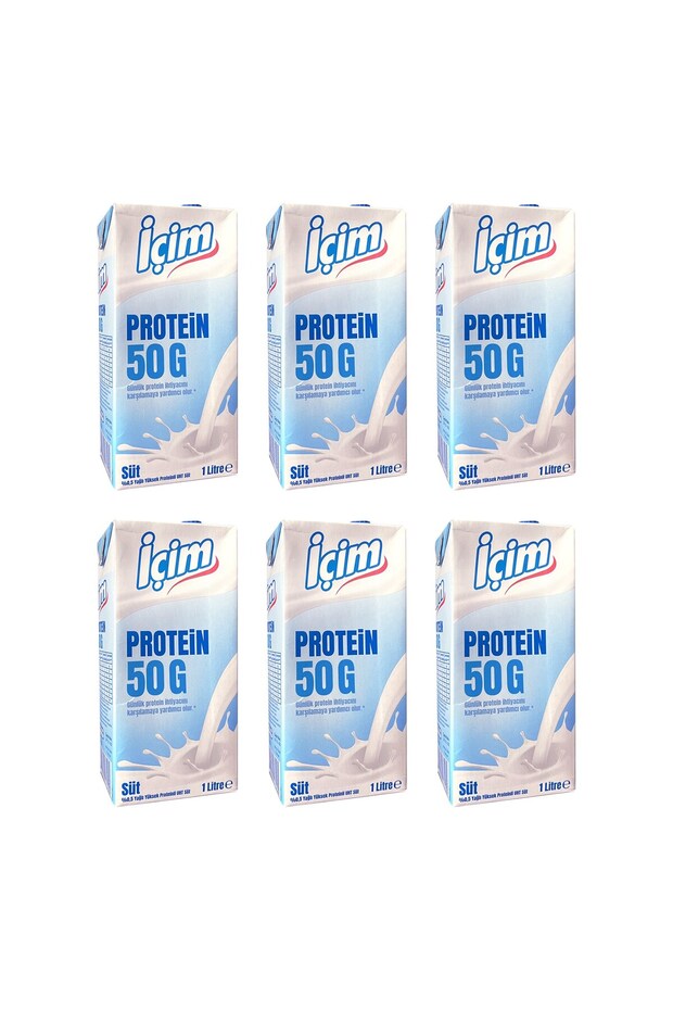 Süt Yüksek Protein 50G 1 lt x 6 Adet - 2