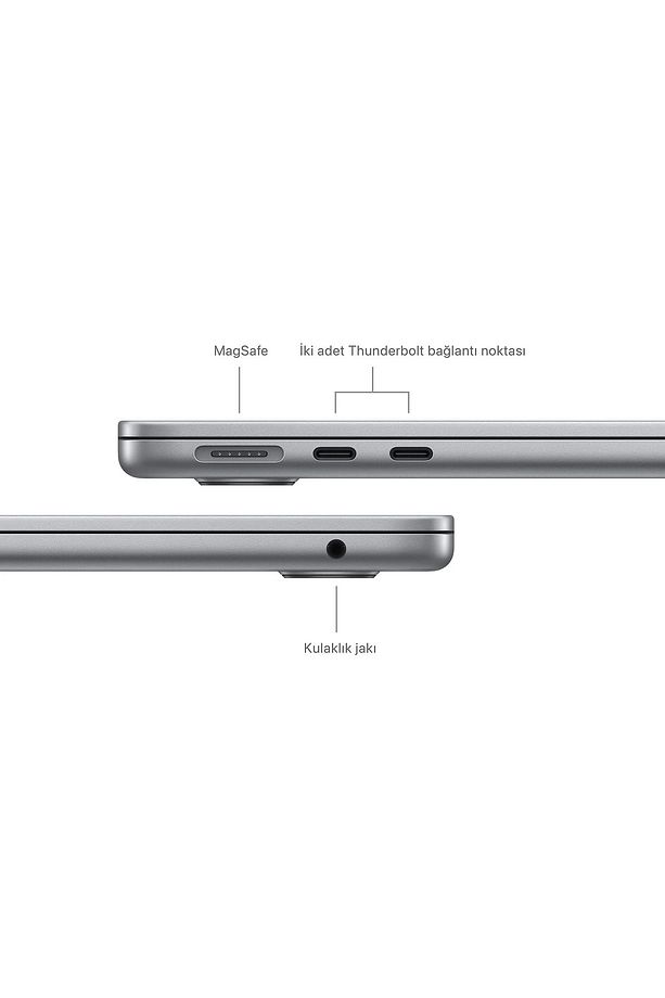 MC8N4TU/A/MacBook Air/Apple M3 İşlemci/8 Çekirdek CPU/10Çekirdek GPU/24GB RAM/512GB SSD/13,6"/ - 7