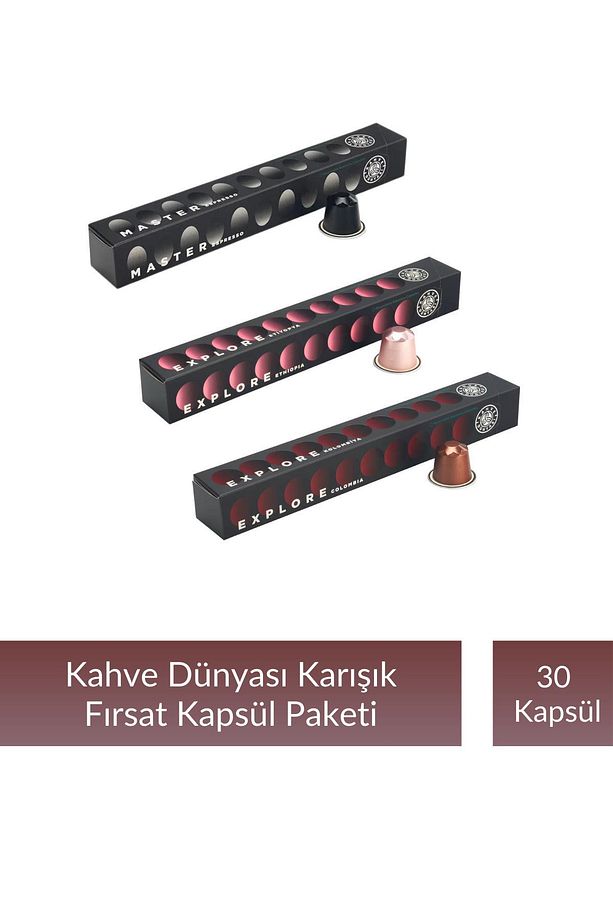 Kahve Dünyası Karışık Fırsat Paketi 30 Kapsül - 1