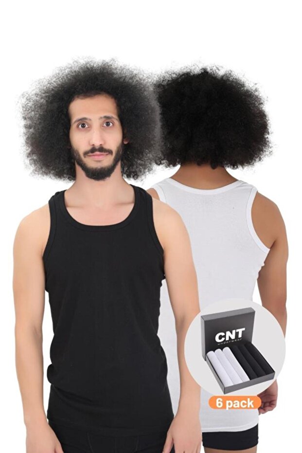 12 Men's Combed Cotton Singlets (Boxed) - 1