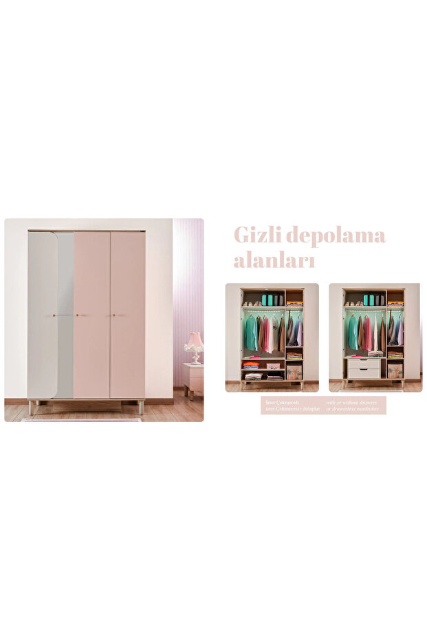 Sofia 3 Kapaklı Dolap - 3