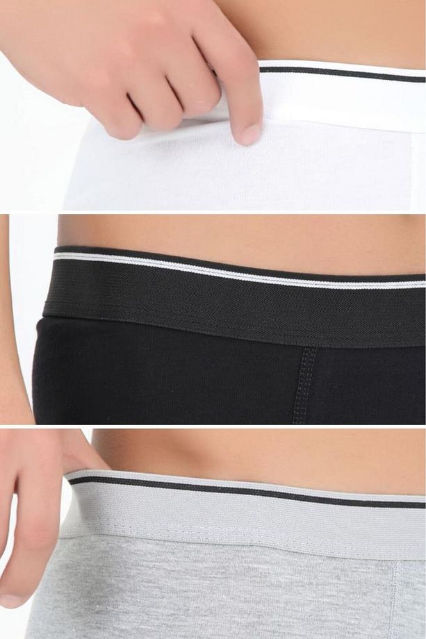 Erkek Pamuklu Atlet Boxer Takımı Basic 3'lü Premium Paket - 4