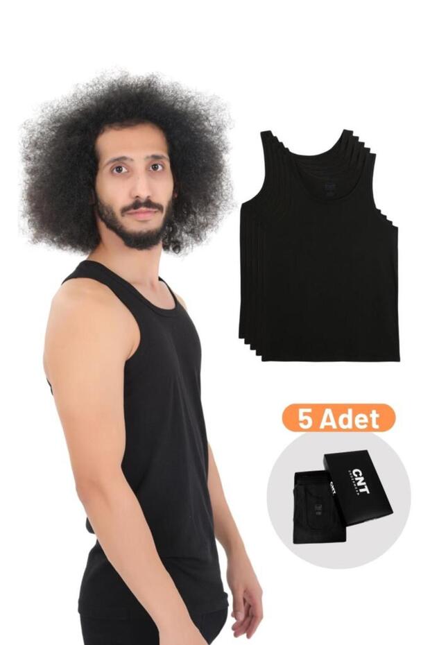 Erkek Atlet Pamuklu Basic 5'li Premium Paket - 3