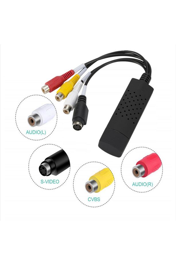 Usb Rca Capture Easycap Kamera Uydu Kayıt Kartı Video Kayıt Analog Kaydedici Görüntü - 4