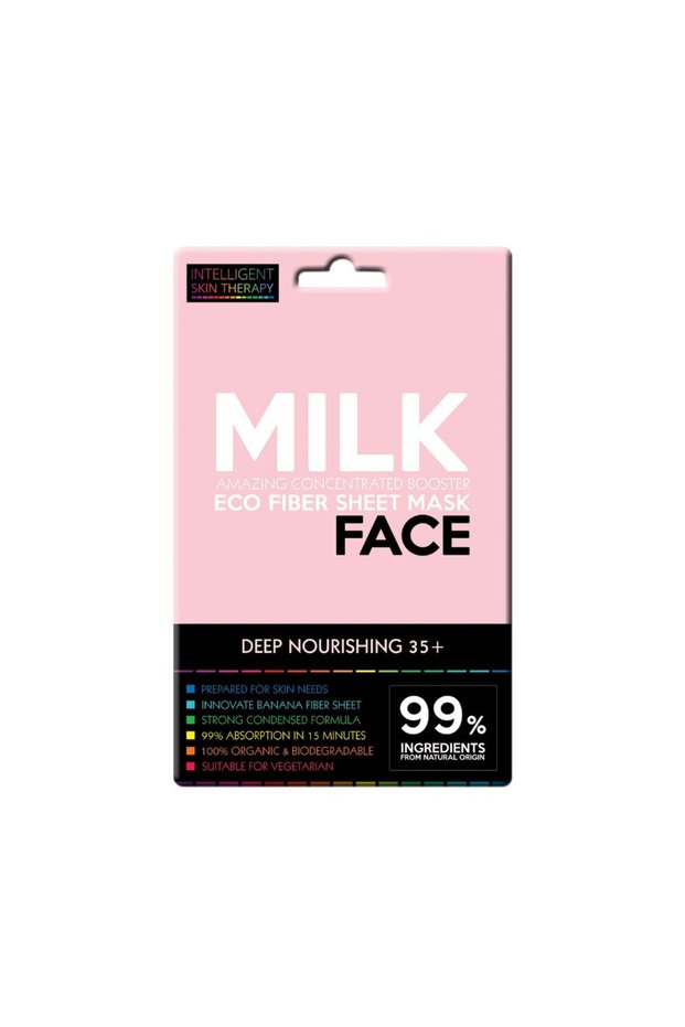 Deep Nourishing 35+ Eco Fiber Sheet Mask Face Milk 2 pcs + 1 FREE