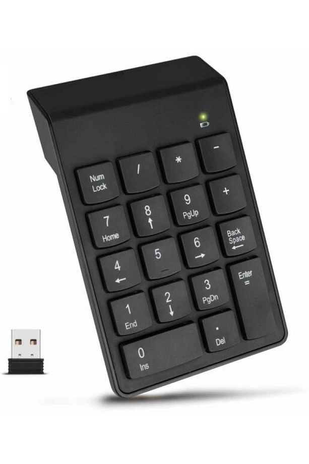 Kablosuz Numeric Keypad 18 Tuşlu Sayısal Tuş Takımı Klavye Numpad - 1