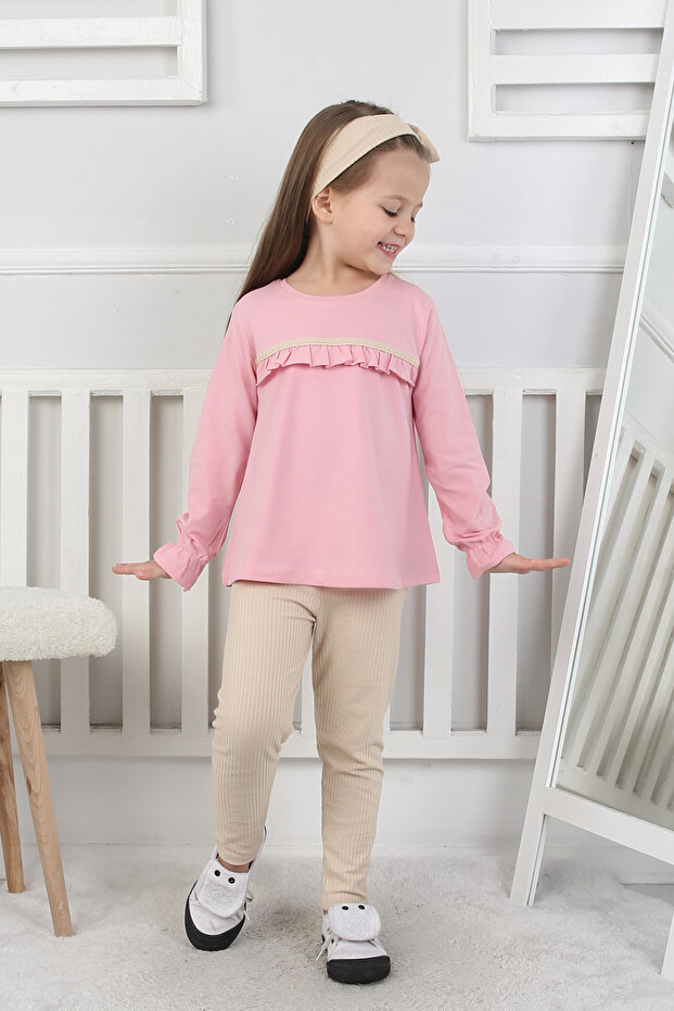 Devojčički set sa bandanom - 7