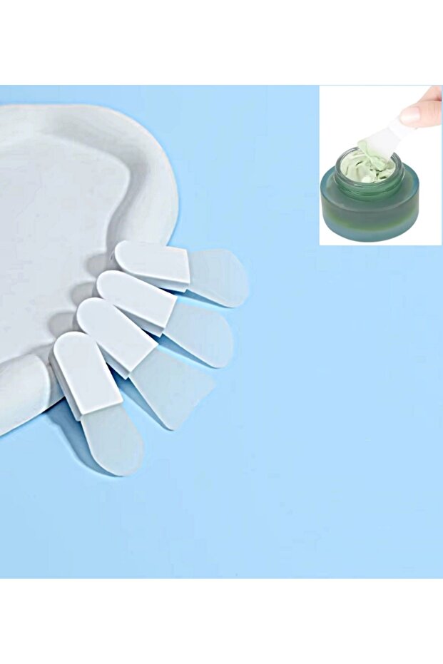 Set of 4 Mini Size Silicone Mask and Riding Spatula