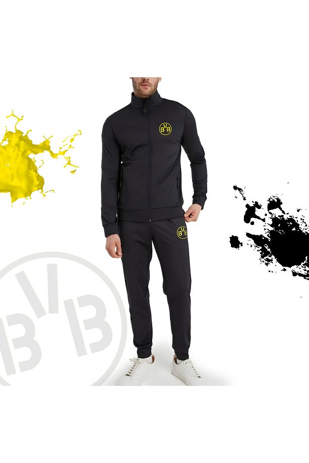Dortmund Temalı Dalgıç Kumaş Eşofman Alt Üst Takım - 1