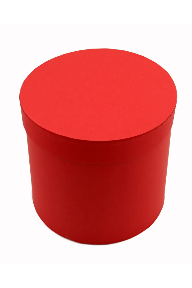 Kırmızı Silindir Kutu 16x22 - 2