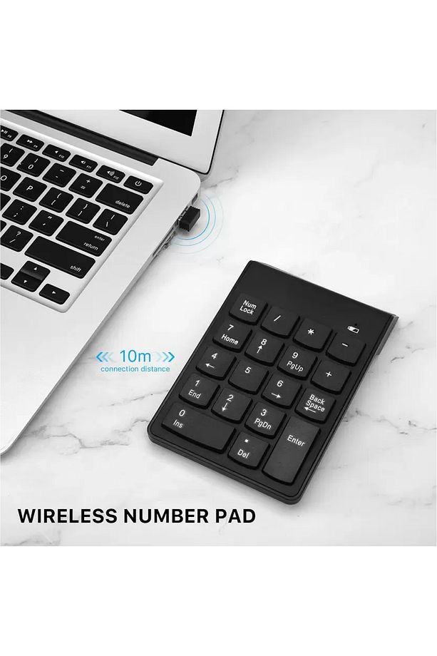 Kablosuz Numeric Keypad 18 Tuşlu Sayısal Tuş Takımı Klavye Numpad - 4