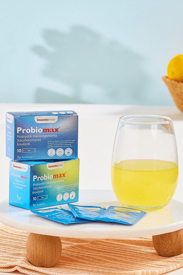 Probiomax ® Probiyotik mikroorganizma İçeren Saşe Takviye Edici Gıda 10 Saşe 2x 2 Adet - 2