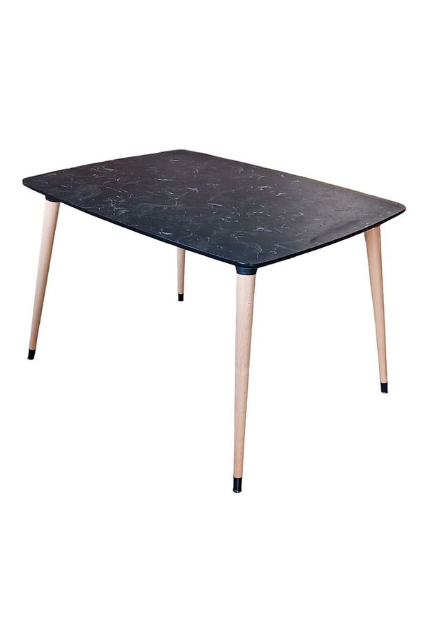 Netaks Truva Masa Ahşap Mutfak Yemek Masası - 90x120 Cm - 2