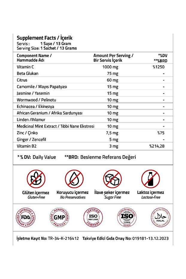 Hot C 13 gr*12 Sachet - 2