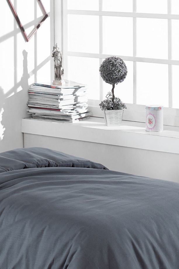 Tek Kişilik Paint Nevresim Takımı D.Boya Füme - 6