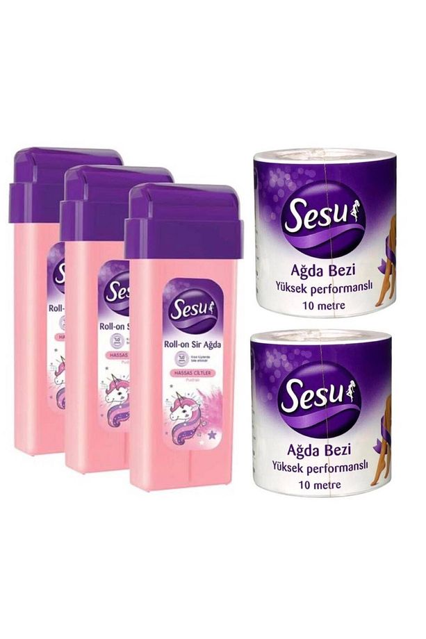 Kartuş Hassas 100 ml X 3 -ağda Bezi 10 Metre Rulo X2 Adet - 1