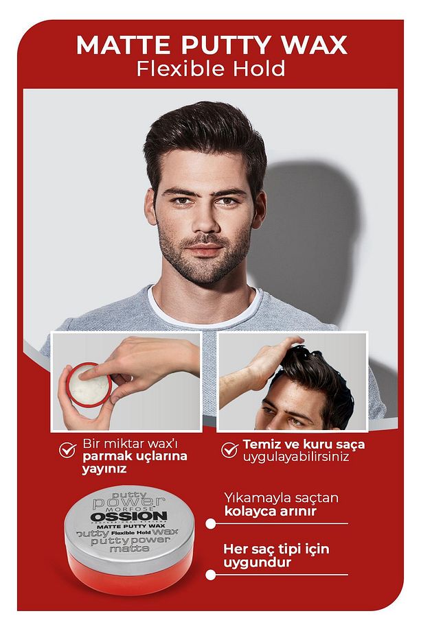 Ossion Putty Wax 60 ml - 4
