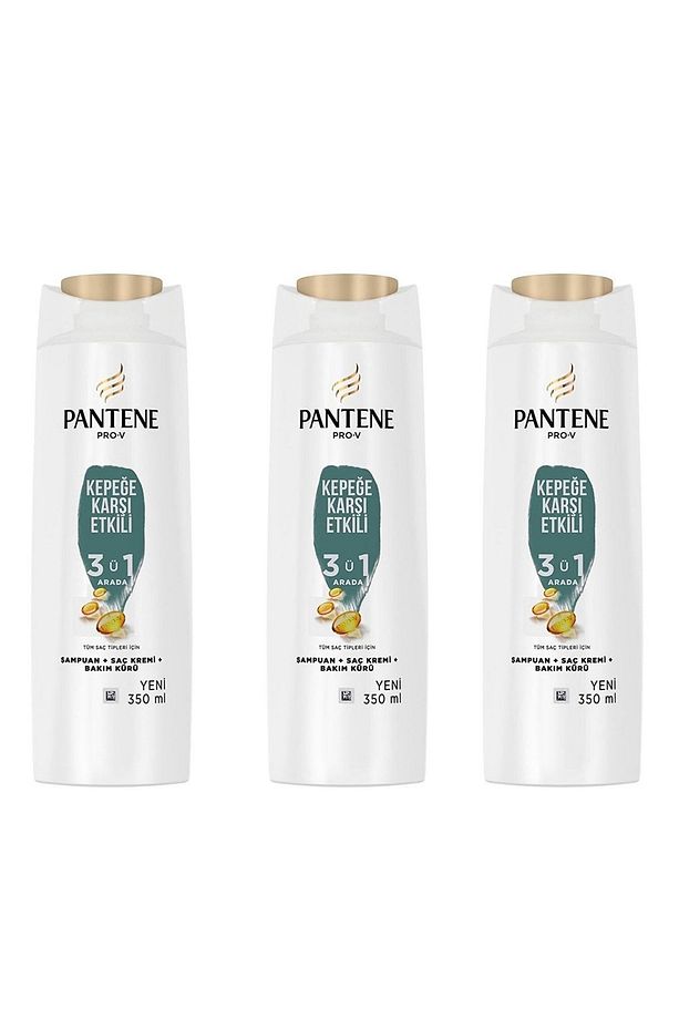 350 ml Şampuan 3in1 Kepeğe Karşı X3 Adet - 1