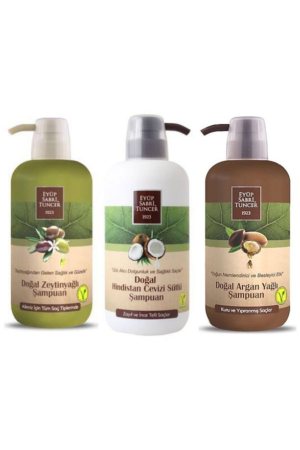 Zeytinyağlı Şampuan Hindistan Cevizi Sütlü Şampuan Argan Yağlı Şampuan - 1
