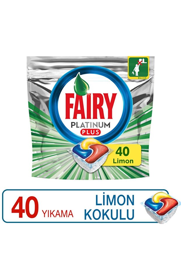 Platinum Plus 40'lı Limon Kokulu - 2