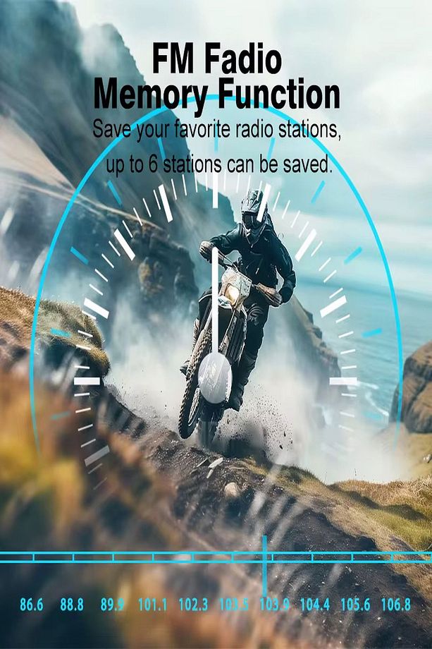 Yeni Model Maxto MX2 Intercom Motosiklet Kask Hoparlörü Bluetooth Intercom Hi-Fi Ses IPX6 - 5