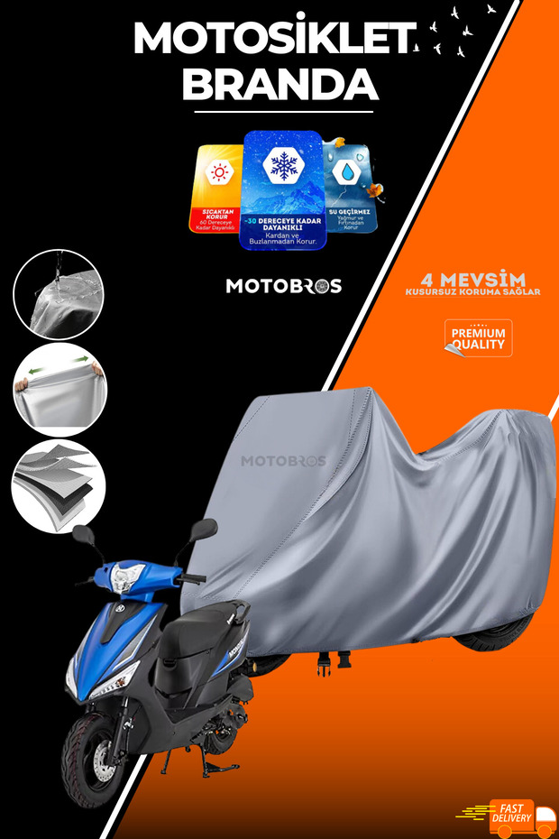 Thermoguard-X Motorcycle Tarpaulin Mondial 50 Loyal Water-Dust Proof Thick Motor Tarpaulin Motor Tent