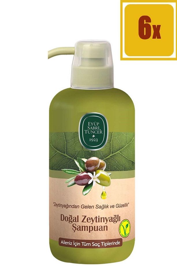 Doğal Zeytinyağlı Şampuan 600 ml X6 Adet - 1