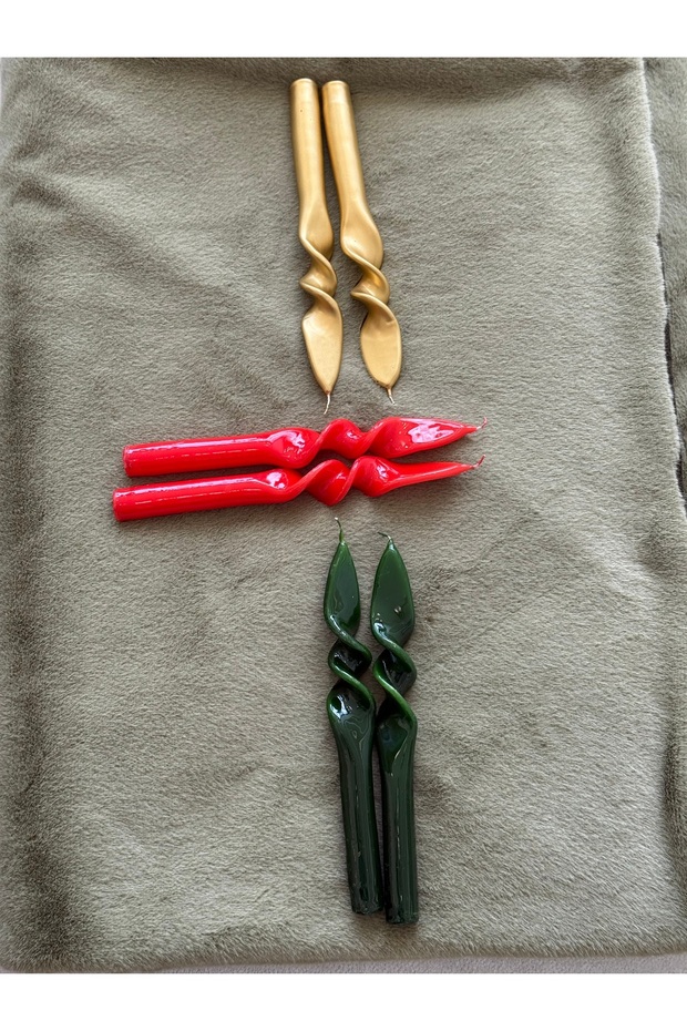 Zigzag Şamdan Mum - 2