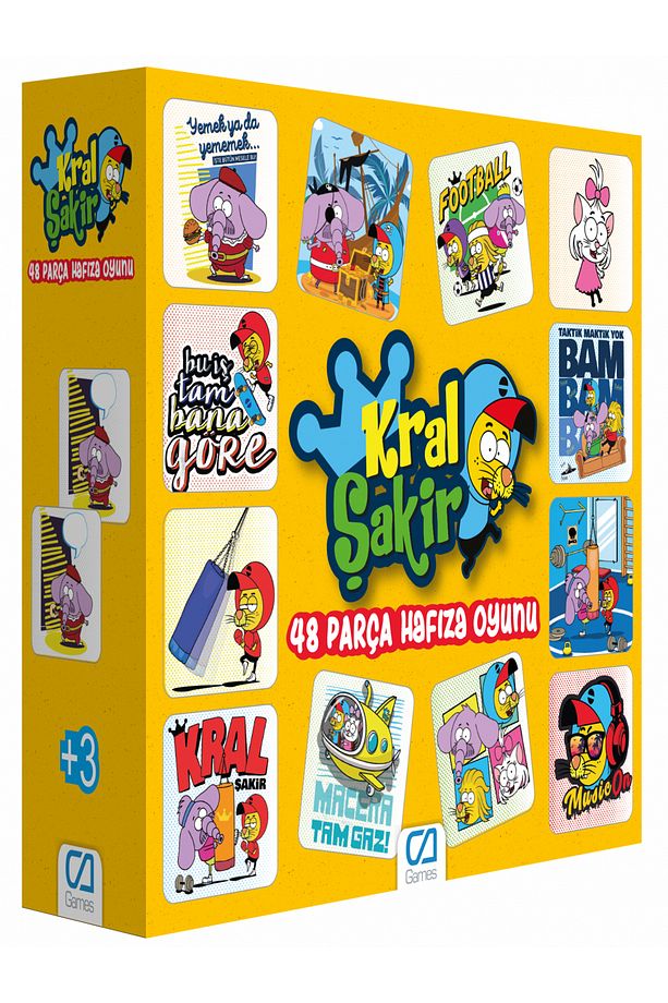 Kral Şakir Memory Game Eşleştirme Hafıza Oyunu eğitici kartlar - 1