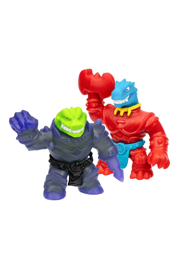 Versus Pack Battle Figures | Tyro Vs Rock Jaw | Stretchy & Interactive Sensory Action Set