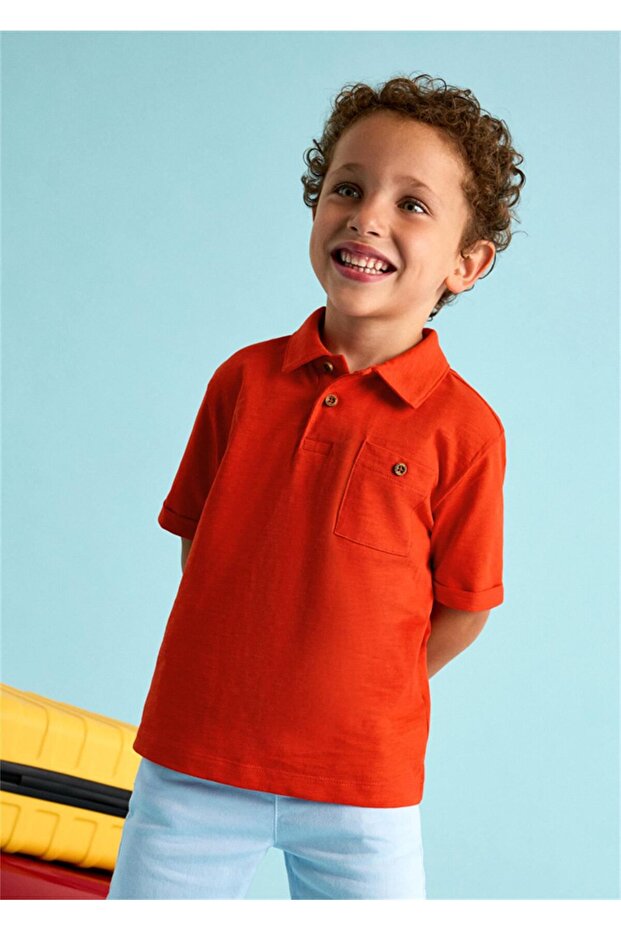 Boy's Polo Neck T-Shirt 3109