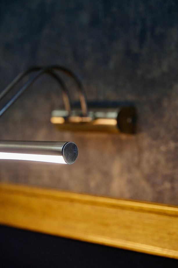 Pilli Rustik Beyaz Işık Duvar Apliği Banyo Aydınlatma Ayna Üstü Led Tablo Aplik A+ Loş Işık 6500K - 5