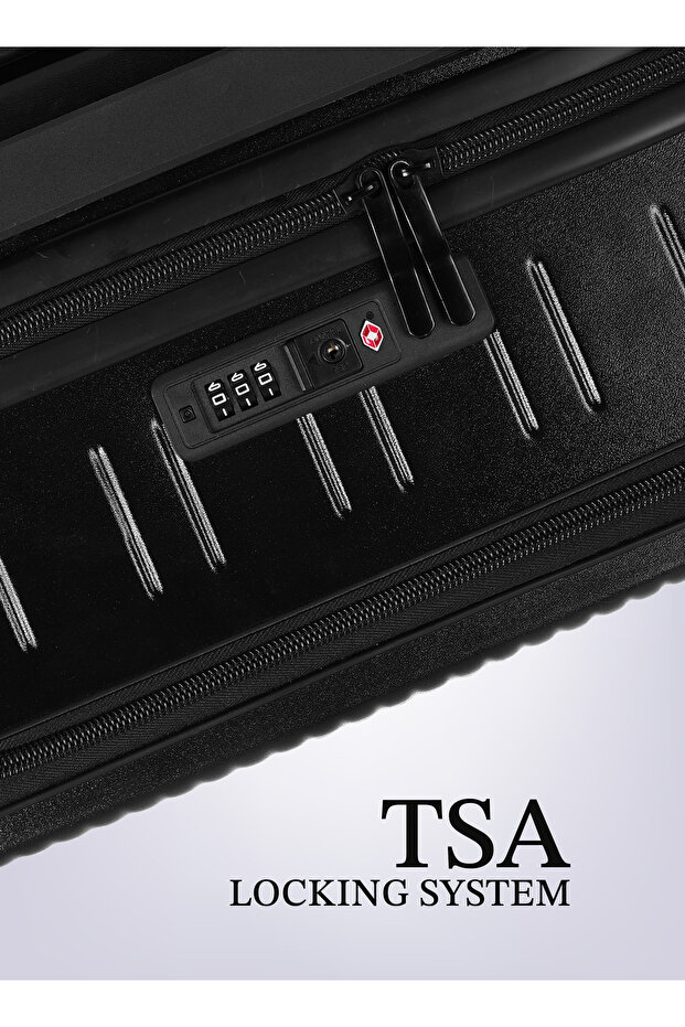 حقيبة سفر تنفيذية احترافية - لون أسود - 3