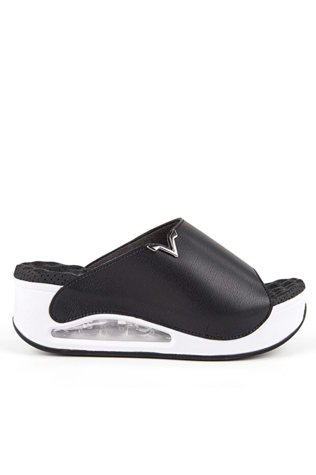 Air Max Sole Aero Anatomical Women's Slippers - Heel Spur, Black