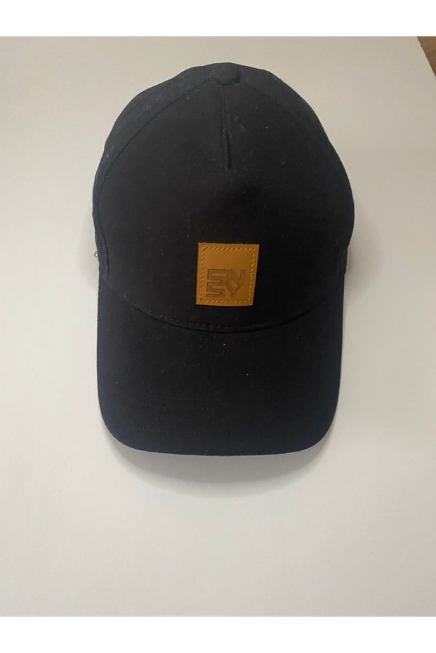 ACCESSARIOUS Deri Aksesuarlı Kep Şapka