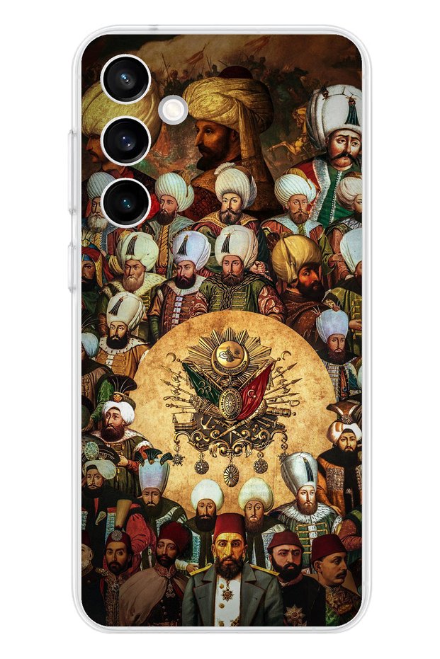 Galaxy S23 Fe Compatible Ottoman Sultans Transparent Silicone Case