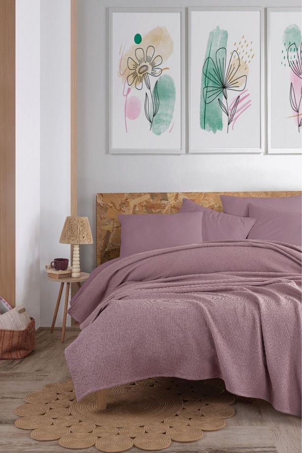 Ecocel Pike Örtü Battal 220x230cm Karde Mürdüm - 4