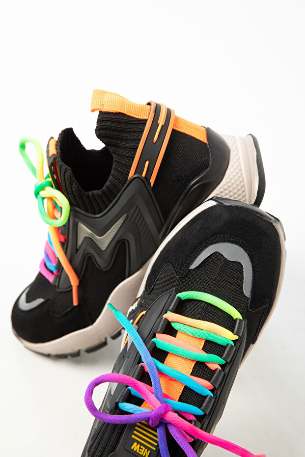 Schwarzer Damen-Sneaker 20254 - 6