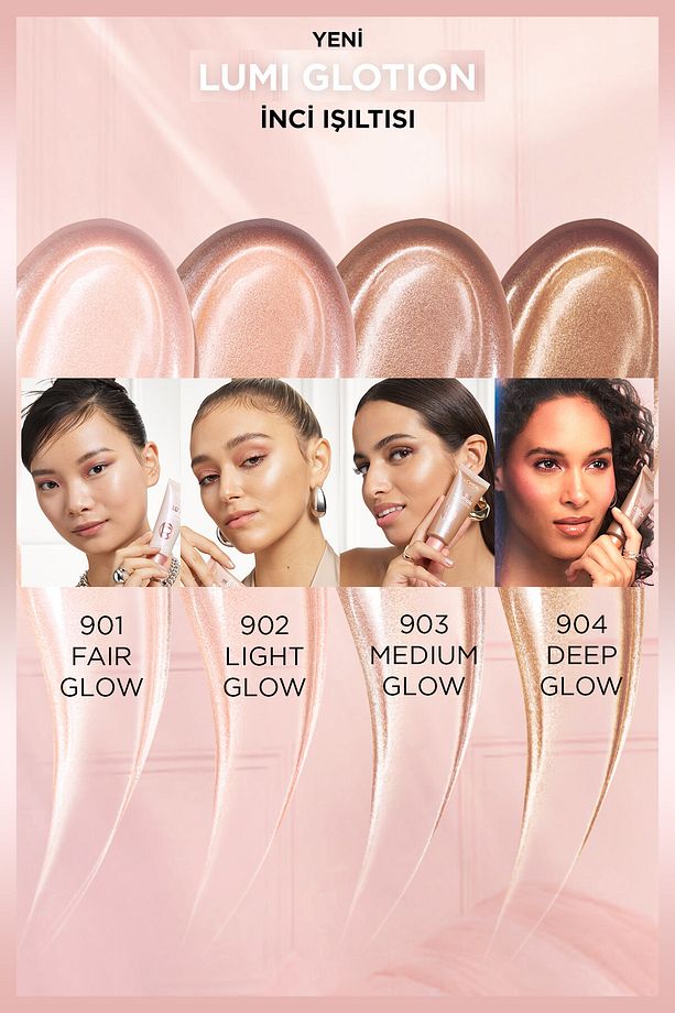 Glotion All-in-one Doğal Işıltı 902 - Light Glow 40 ml Highlighter, Likit Aydınlatıcı - 5