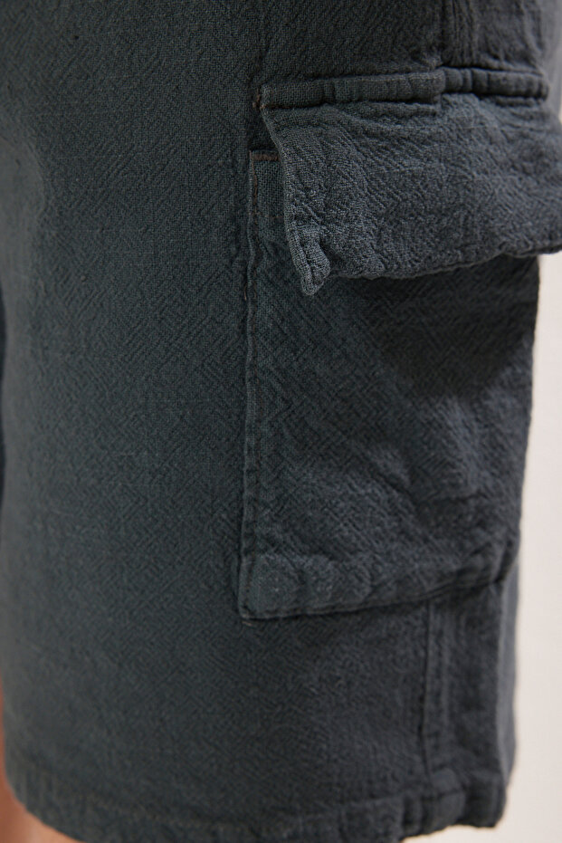 Antrasit Loose Şort & Bermuda TMNSS25SR00007 - 6