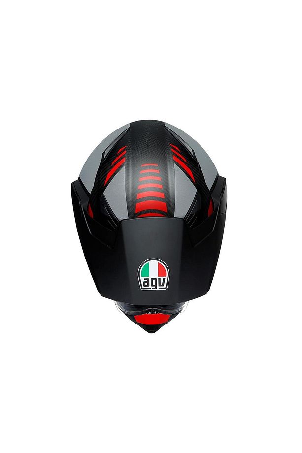Kask/ax-9 Multı Plk Refractıve Adv Matt Carbon/red - 7