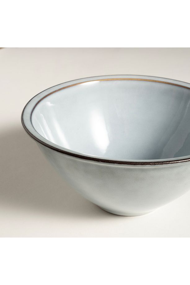 Lılıng Stoneware Çukur Tabak 19 Cm Mavi - 3