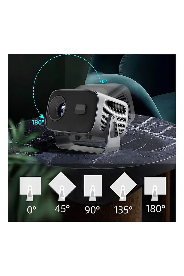 Harvox Apollon A1 Projeksiyon, Full Hd Desteği, 360 Derece Hareket Kabiliyeti, Dahili Hoparlör - 4