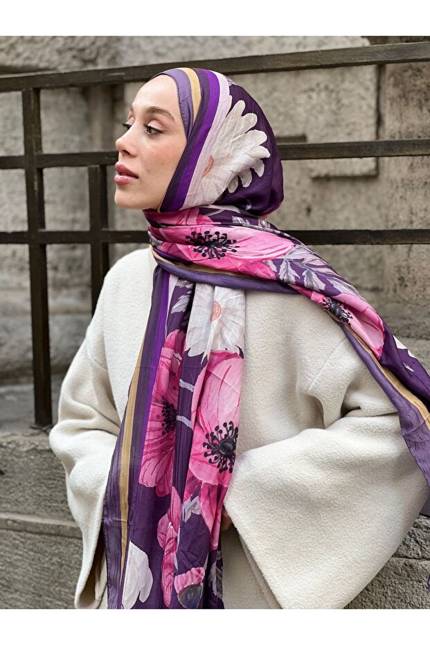 Margarit Desen Bambu Şal - 2