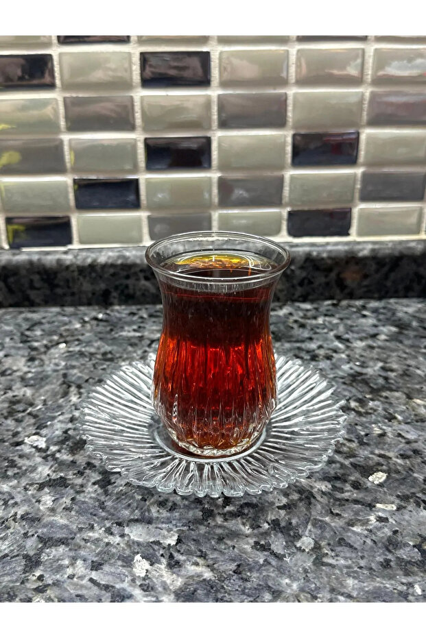 Echo Çay Bardağı Ve Ithal Çay Tabağı Seti 12 Parça - 4